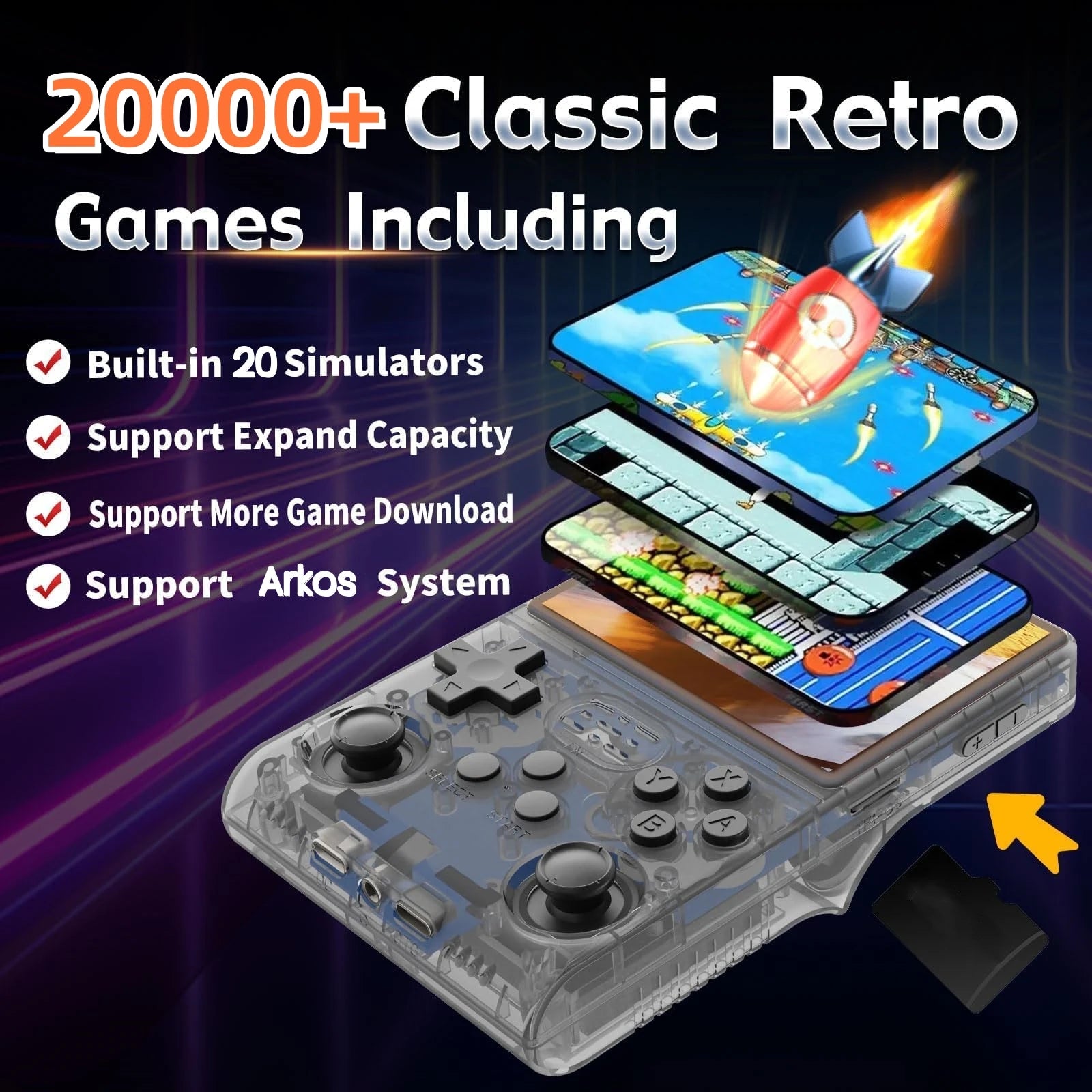 Console Portable Retro Boy R36S